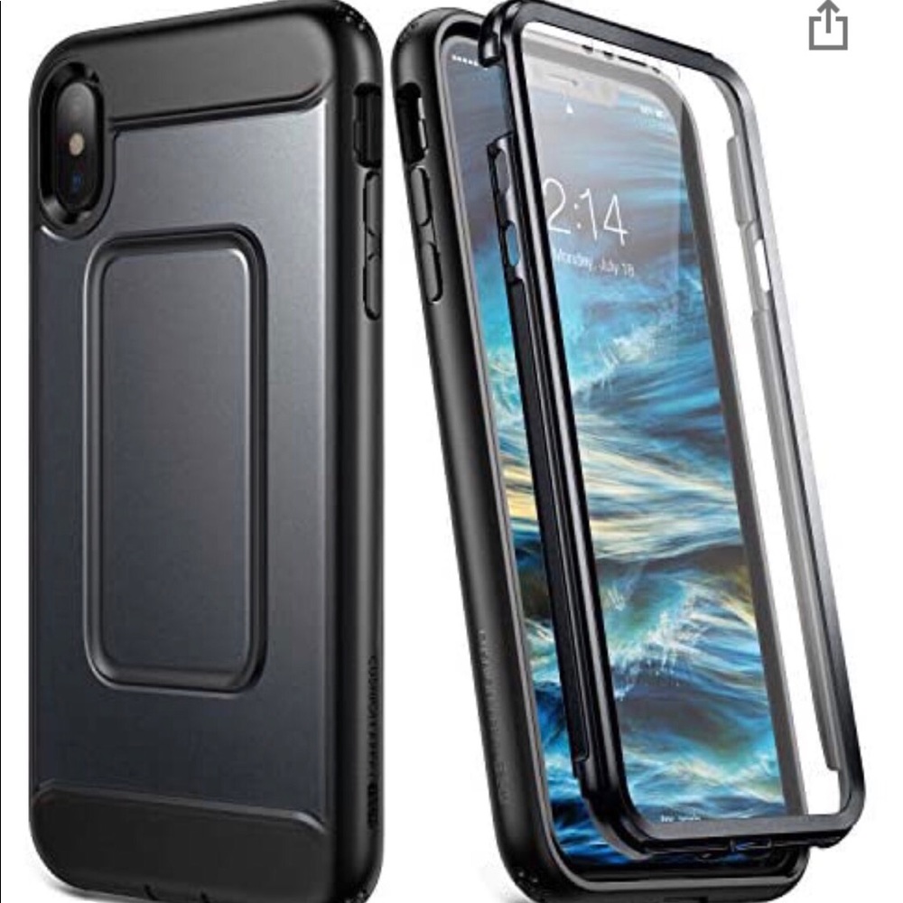 NEW case builtin protector compatible IPhone XsMax